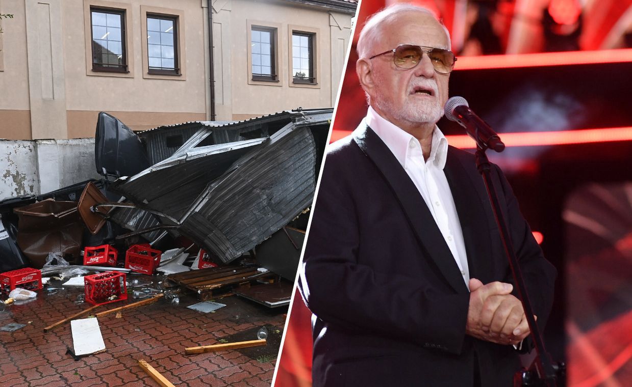 Jan Pietrzak wjechał w przychodnię. Policja o szczegółach