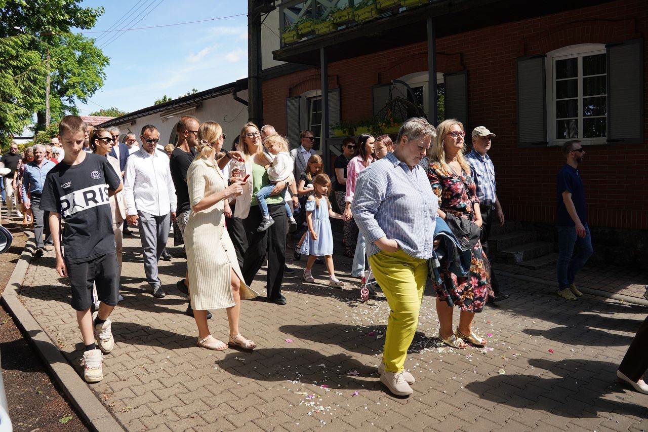 Boże Ciało, Procesja Parafia pw.  Św Rafała Kalinowskiego w Pile