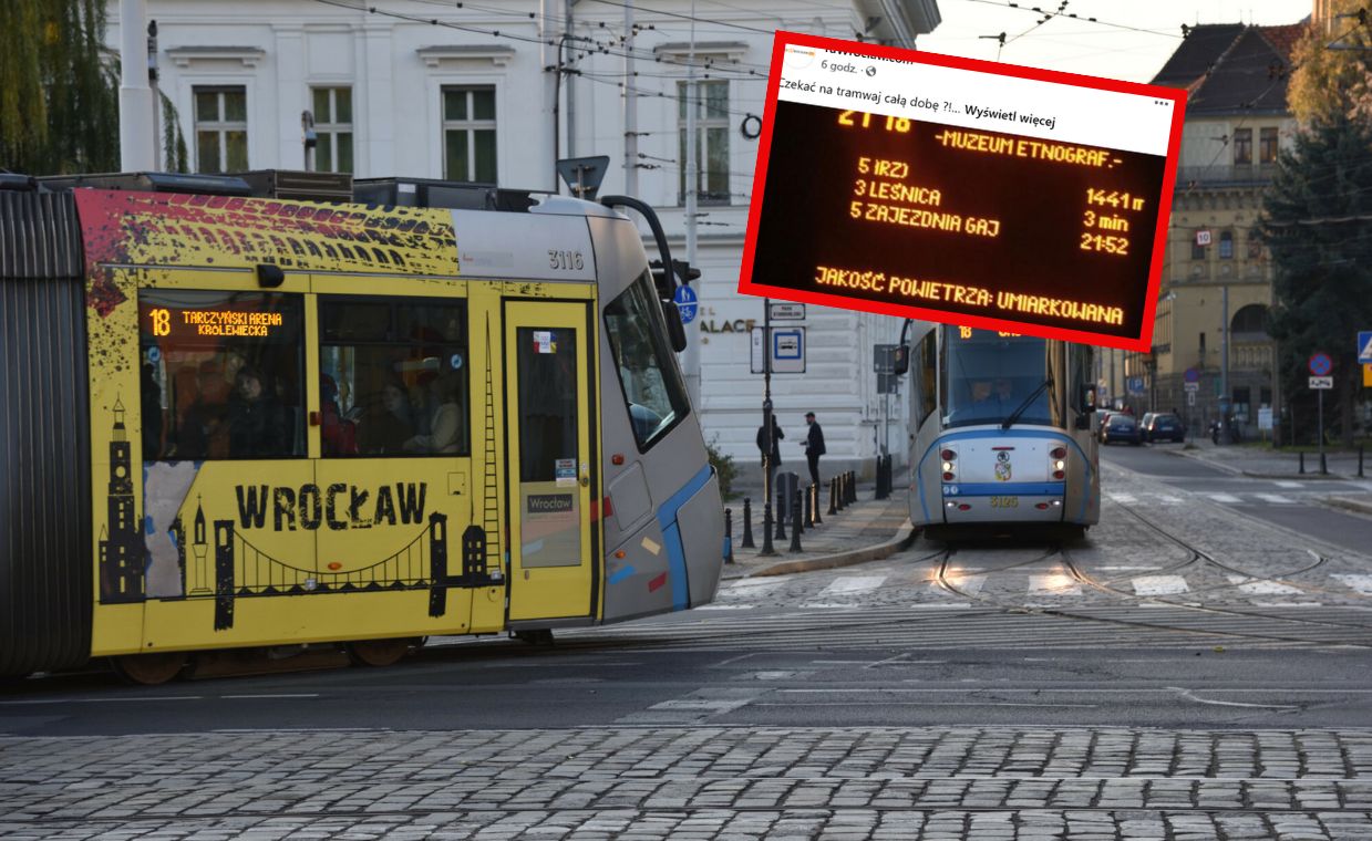 Przyjedzie czy nie? "Tramwaj za 1441 minut"