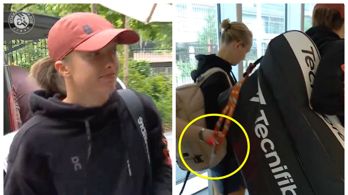 X.com/Roland Garros / Na zdjęciu: Iga Świątek wchodząca na paryski kort.