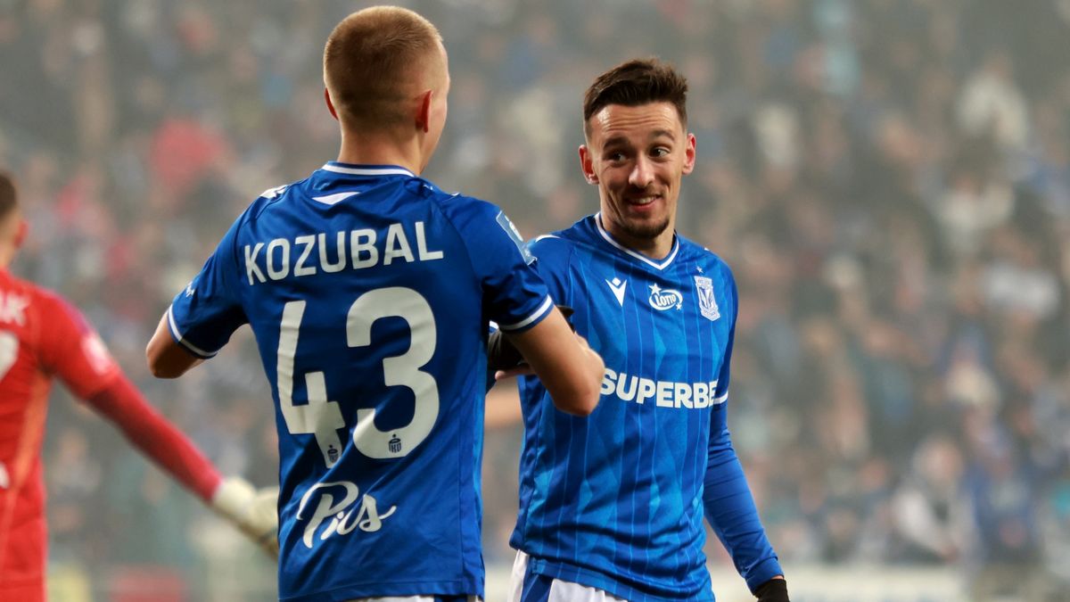 WP SportoweFakty / Mateusz Czarnecki / Antoni Kozubal i Afonso Sousa z Lecha Poznań