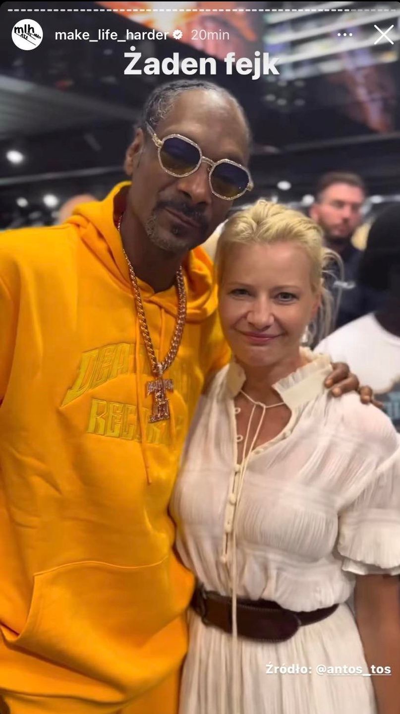 Małgorzata Kożuchowska spotkała się ze Snoop Doggiem! 