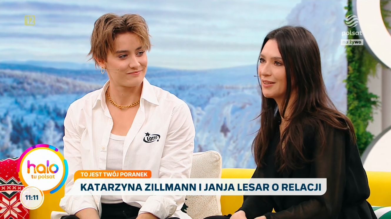 Katarzyna Zillmann i Janja Lesar w "Halo tu Polsat"