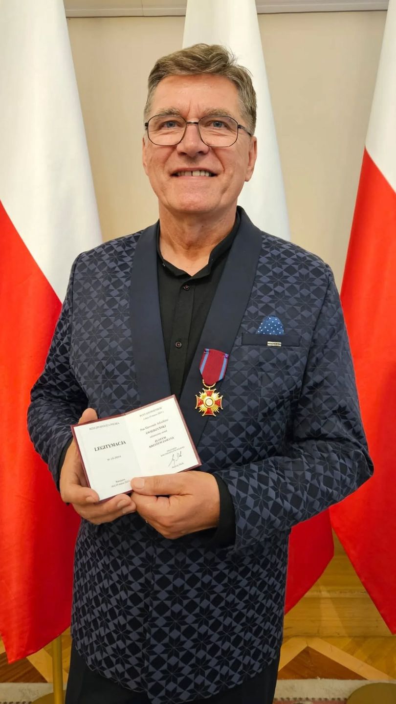 Sławomir Świerzyński został odznaczony Złotym Krzyżem Zasługi