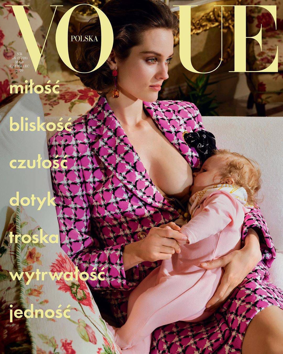 Monika Jagaciak na okładce Vogue