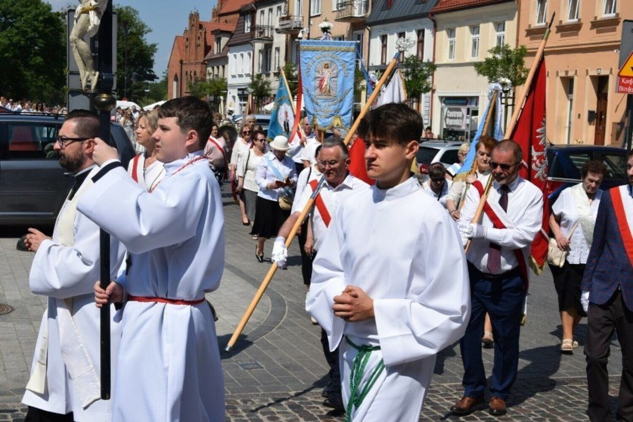Procesja Bożego Ciała w Starogardzie Gdańskim