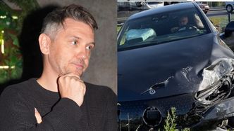 Krzysztof Czeczot pokazał ZNISZCZONE PO WYPADKU auto