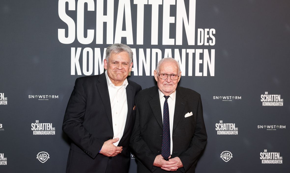 Kai i Hans-Juergen Hoess na premierze filmu "Cień komendanta". Berlin, czerwiec 2024 r.