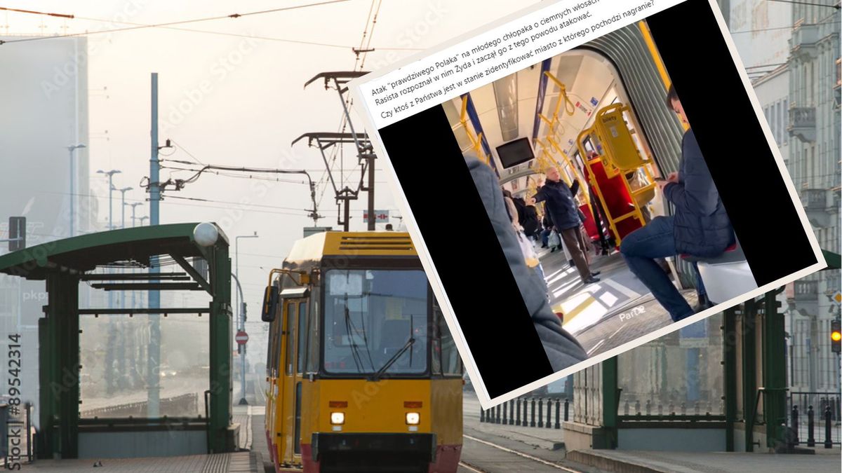 Kłótnia w warszawskim tramwaju. Padły antysemickie hasla.