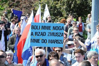 Transparenty na manifestacji KOD-u (ZDJĘCIA)