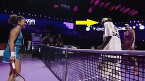 "Troszkę się spóźnił". Tylko spójrz, kto pojawił się na WTA Finals