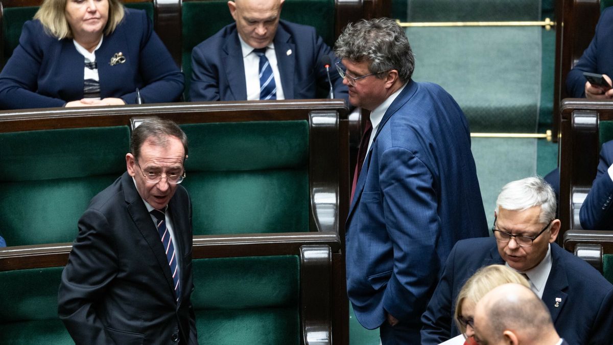 Cd. 1. posiedzenia Sejmu X kadencji
21.12.2023 Warszawa Sejm Cd. 1. posiedzenia Sejmu X kadencji fot Jacek Dominski/REPORTER
N/z: Mariusz Kaminski, Maciej Wasik
Jacek Dominski/REPORTER