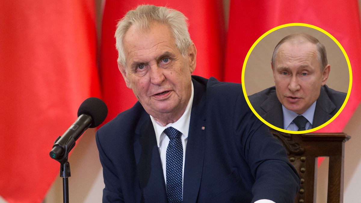 Prezydent Czech Milosz Zeman skontaktował się w Władimirem Putinem w sprawie rosyjskiej szczepionki na koronawirusa