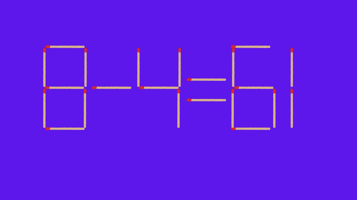 Te zapałki wywołamy istną burzę w internecie. Czy wiesz jak je przesunąć? 