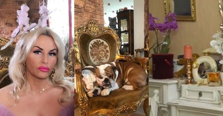 Tak mieszka Dagmara Kaźmierska: egipski salon, SEDES VERSACE i dużo ozdób (ZDJĘCIA)