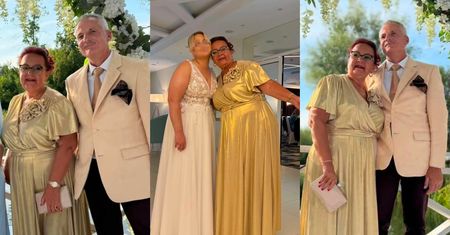 Izabela Zeiske z "Gogglebox" zadaje szyku na weselu. Olśniła w złotej kreacji u boku męża. Klasa? (ZDJĘCIA)