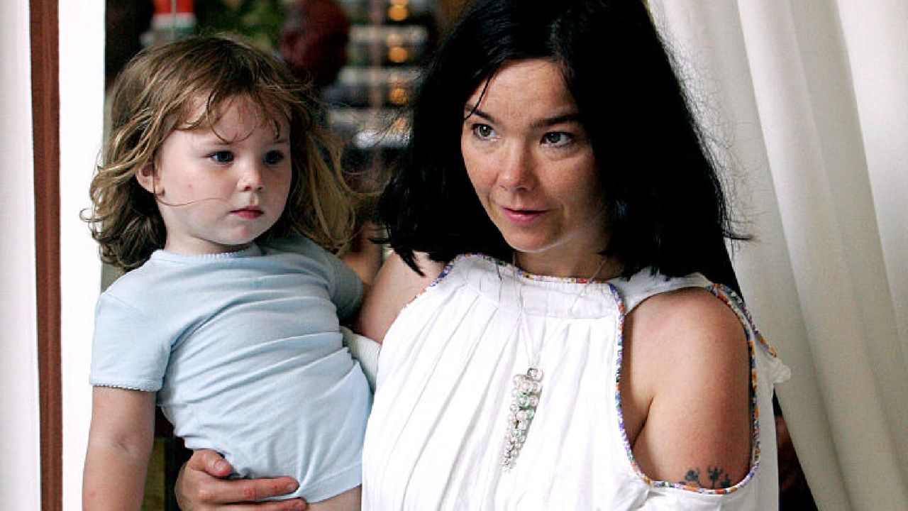 Björk z córką Isadorą Bjarkardóttir Barney