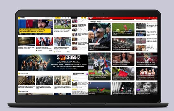 Te strony główne portali odwiedzamy najczęściej. Onet ma czele