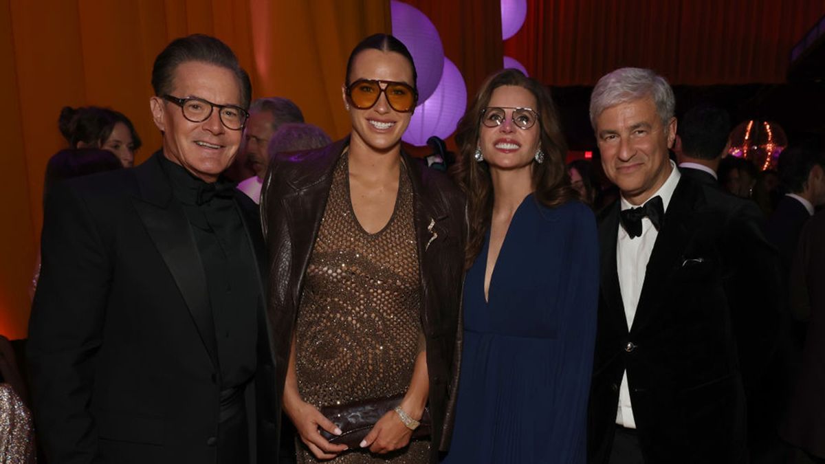 Getty Images / Kevin Mazur/VF25/WireImage for Vanity Fair / Na zdjęciu: Kyle MacLachlan, Aryna Sabalenka, Desiree Gruber i Michael Govan