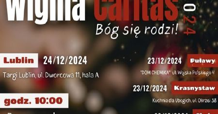 8. Wigilia Caritas Archidiecezji Lubelskiej – Wspólne świętowanie z osobami samotnymi, potrzebującymi świątecznego ciepła