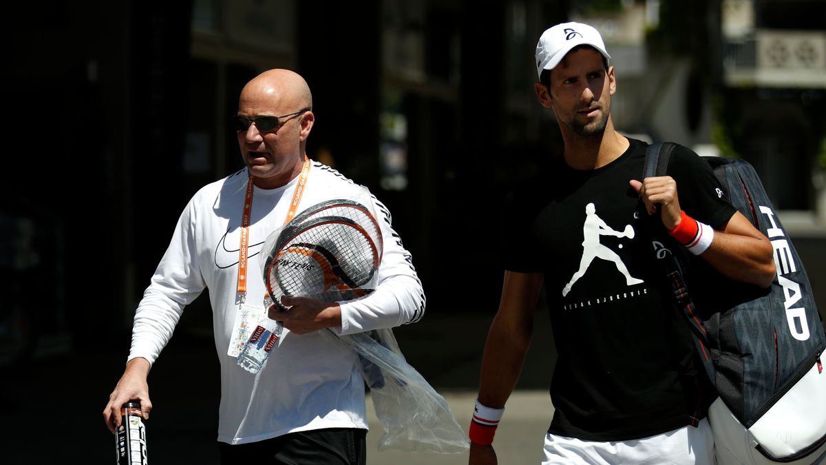 Andre Agassi i Novak Djoković