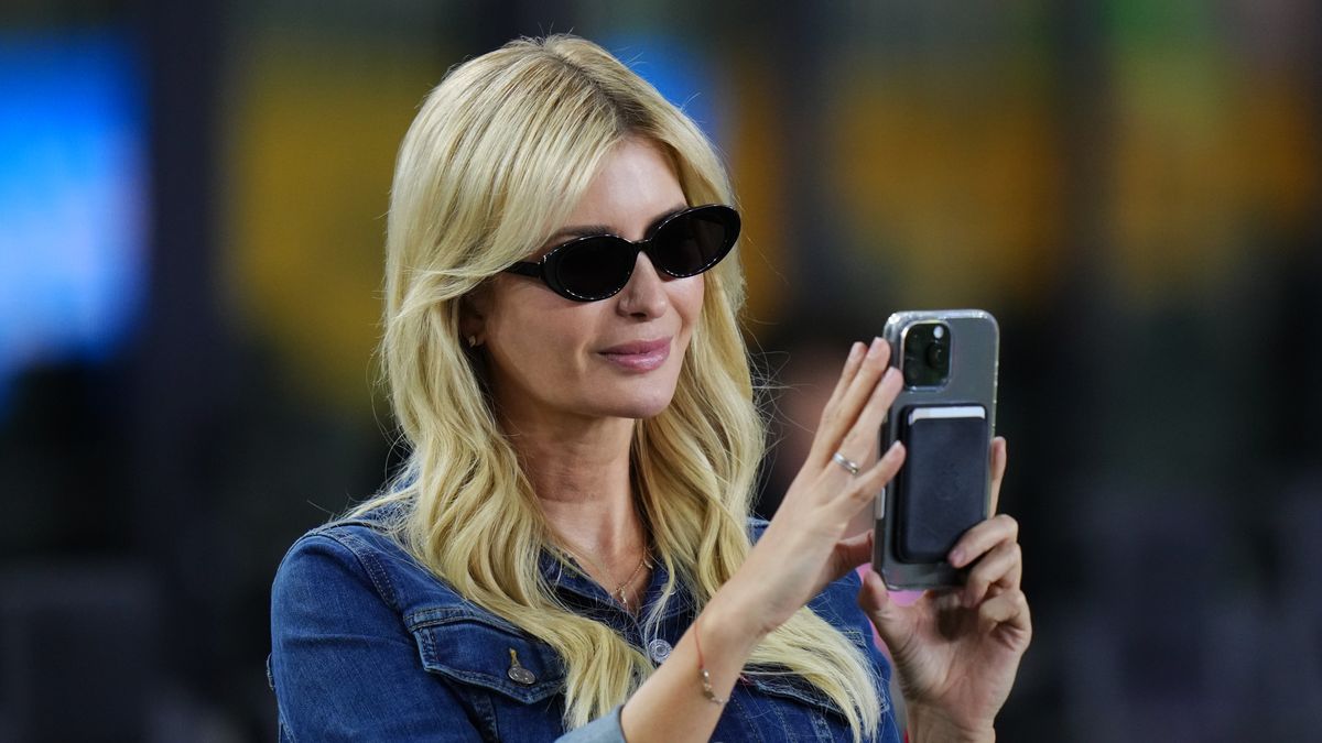 FORT LAUDERDALE, FLORIDA - NOVEMBER 08: Ivanka Trump, U.S. President Trump's daughter, attends the 2025 MLS Cup Playoff match between Inter Miami CF and Nashville SC at Chase Stadium on November 08, 2025 in Fort Lauderdale, Florida. (Photo by Rich Storry/Getty Images)