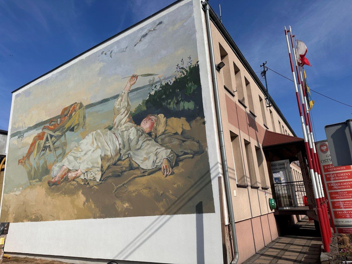 Ostrowite: Głosowanie na murale. W konkursie "Widok na jezioro"