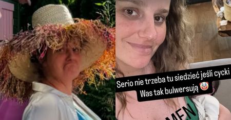 Zofia Zborowska wyśmiała internautki, którym nie spodobało się jej selfie z karmienia piersią: "GRAŻYNY ze średniowiecza"