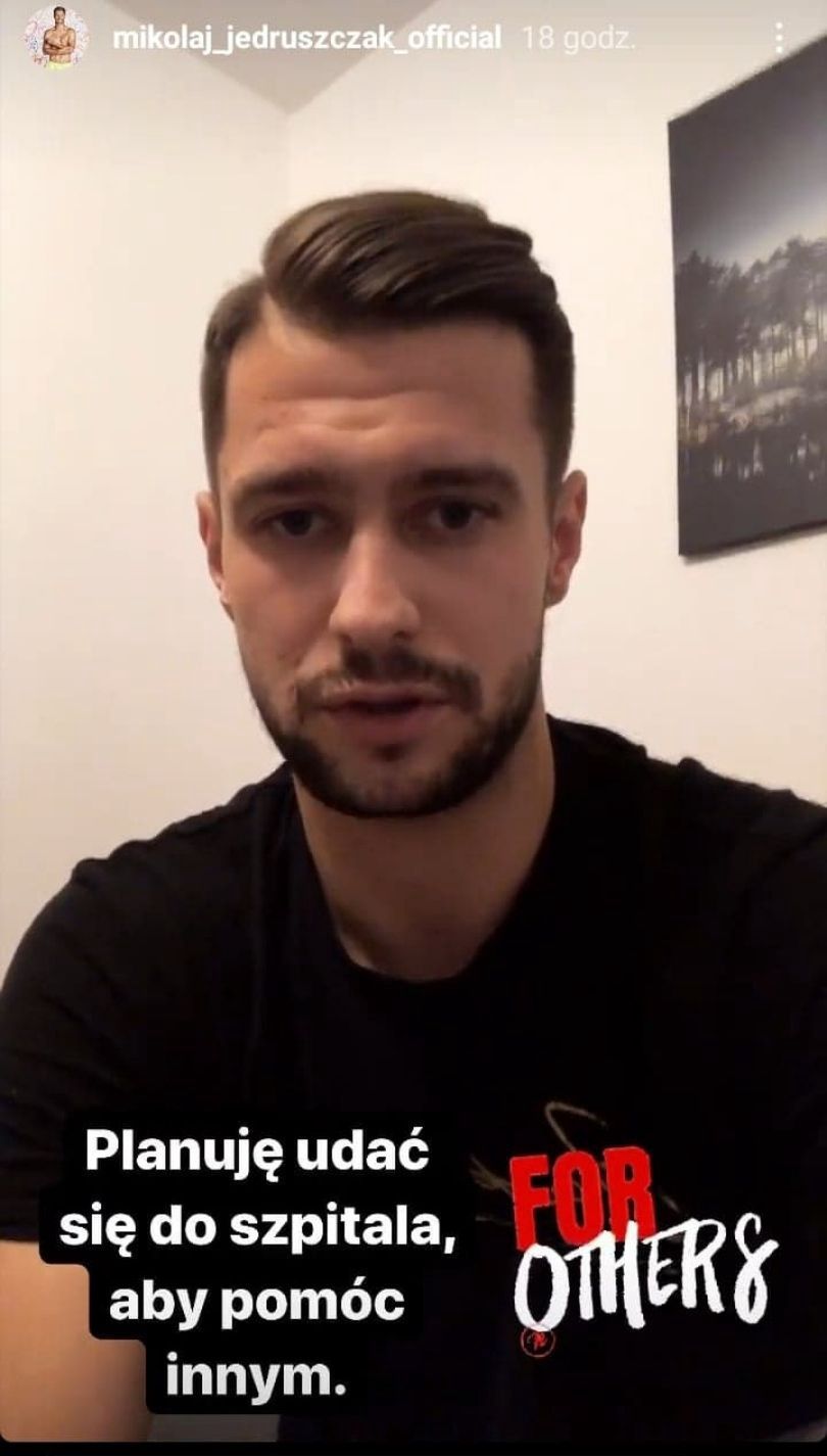 Mikołaj Jędruszczak przyznaje, że chorował na koronawirusa i zachęca do oddawania osocza