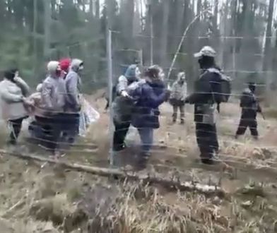 "Niepokojące" nagranie z granicy. Dziennikarz o "bandytach Łukaszenki"