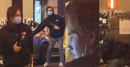 Maciej Musiał w monopolowym kupuje wino i... wraca po kolejne (ZDJĘCIA)