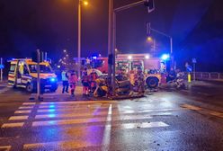 Bielsko-Biała. Blisko tragedii. Dwie osoby ranne w zderzeniu dwóch samochodów