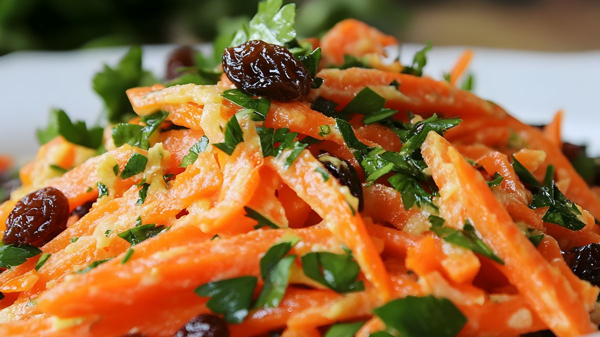 Surówka z marchewki z pietruszką