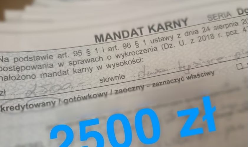 Mandat dla 66-latka z Ełku