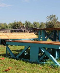 Co można zrobić ze starych słupów trakcyjnych i desek? W Gdańsku stanęły ekomeble