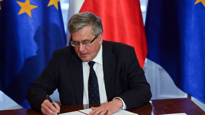 Prezydent Bronisław Komorowski