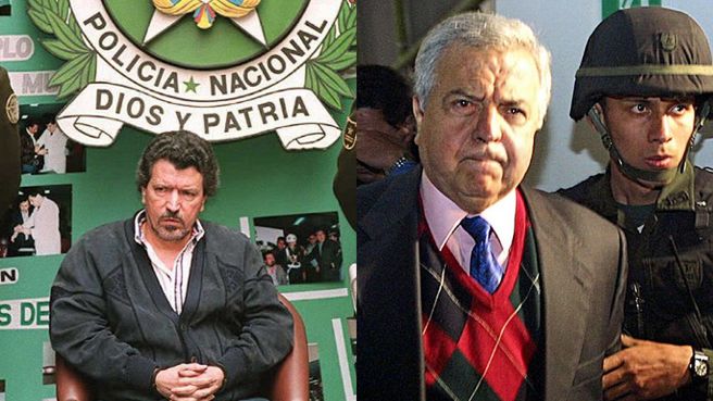 Dwóch z czterech ojców chrzestnych kartelu. Miguel Rodriguez Orejuela (z lewej), dla którego pracował Jorge Salcedo, oraz Gilberto Rodriguez Orejuela (z prawej).