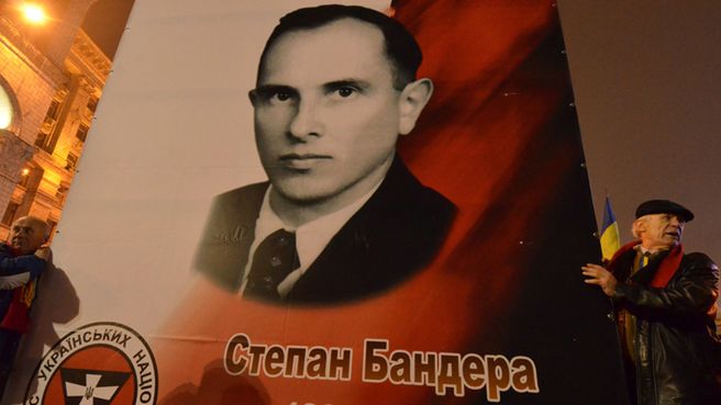 Marsz ukraińskich organizacji prawicowych w Kijowie