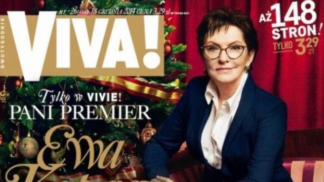 Fragment okładki magazynu "VIVA"