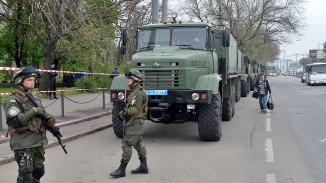 Żołnierze Gwardii Narodowej w Odessie