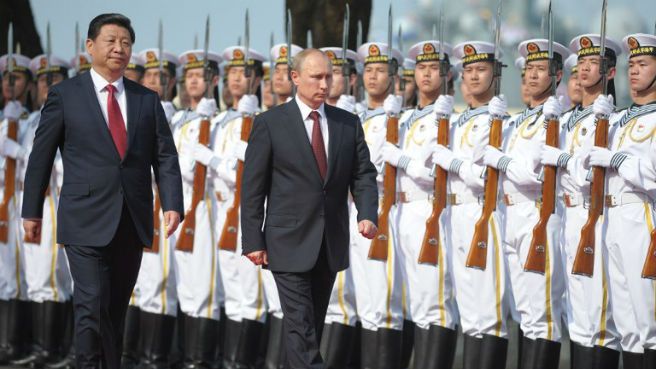Xi Jinping i Władimir Putin