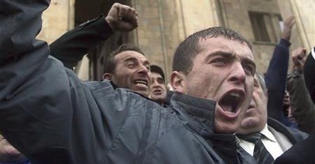 Walka opozycji z policją w Gruzji