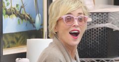 Sharon Stone (znów) bez stanika