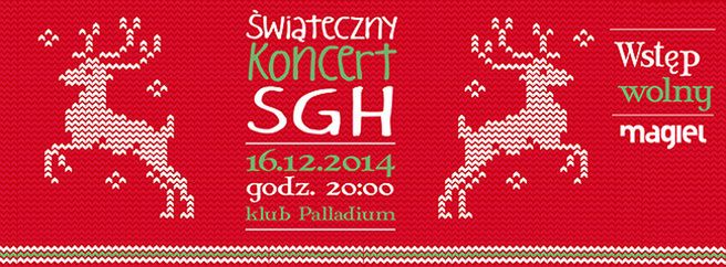 Świąteczny Koncert SGH. Możesz wylicytować kolację ze studentami