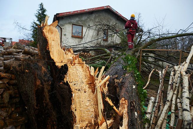 Wichury nad Polską: 26 osób rannych, 230 tys. odbiorców bez prądu