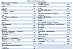 W jakich firmach chcą pracować polscy specjaliści i menedżerowie?