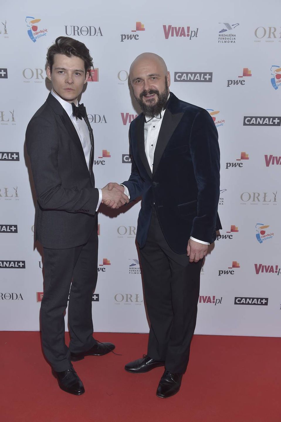 Tomasz Ziętek i Arkadiusz Jakubik - Gala Orły 2018