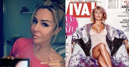 Blanka Lipińska obiecuje w "Vivie": "Kupię przyjaciółce nowy biust, bo przydałyby się bardzo"