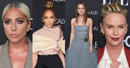 Lady Gaga, Jennifer Lopez i Charlize Theron pozują na hollywoodzkiej gali (ZDJĘCIA)