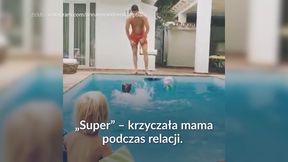#dziejesiewsporcie: Klara Lewandowska już uczy się pływać! Słodkie nagranie